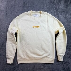 Nano Banana Google Gemini Sweatshirt Butter Yellow Mens XS Crew Neck Fleece